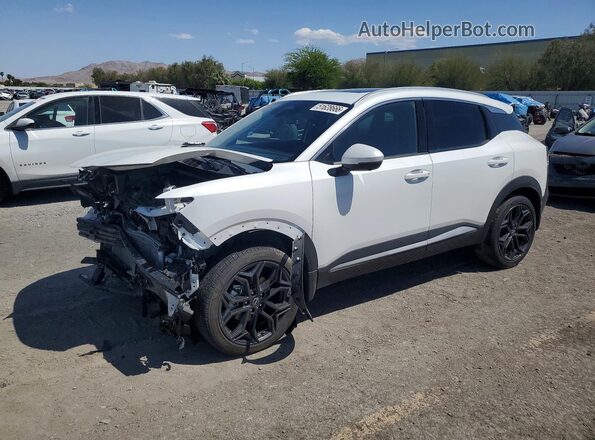 3N8AP6DD4SL351696 2025 NISSAN KICKS White Առջևի ձախ երեք քառորդ տեսարան