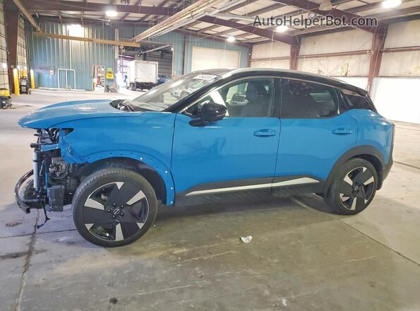 3N8AP6DD8SL362328 2025 NISSAN KICKS Blue წინა მარცხენა ხედი სამი მეოთხედიდან