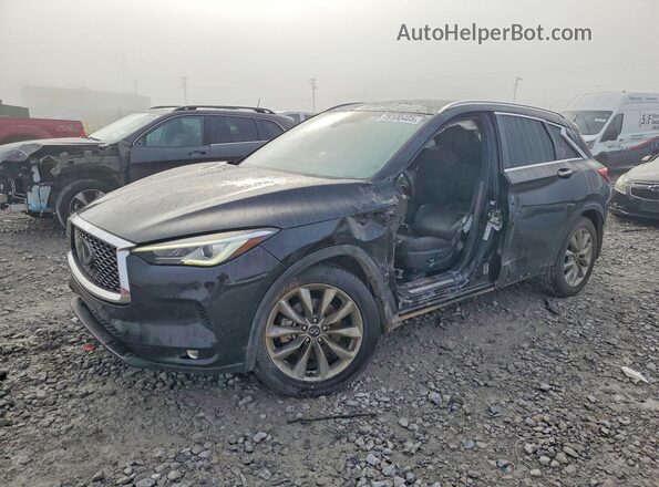 3PCAJ5BA5MF123725 2021 INFINITI QX50 Black Front left