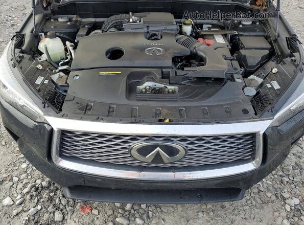 3PCAJ5BA5MF123725 2021 INFINITI QX50 Black Engine compartment view