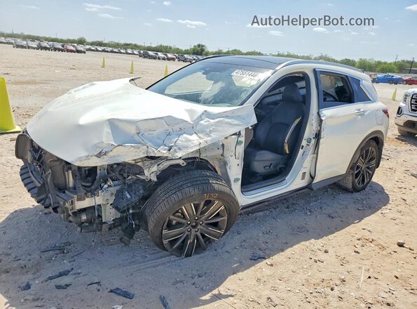 3PCAJ5BA6NF120009 2022 INFINITI QX50 Белый Передняя левая четверть