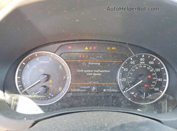 3PCAJ5BA6NF120009 2022 INFINITI QX50 Белый Вид щитка приборов