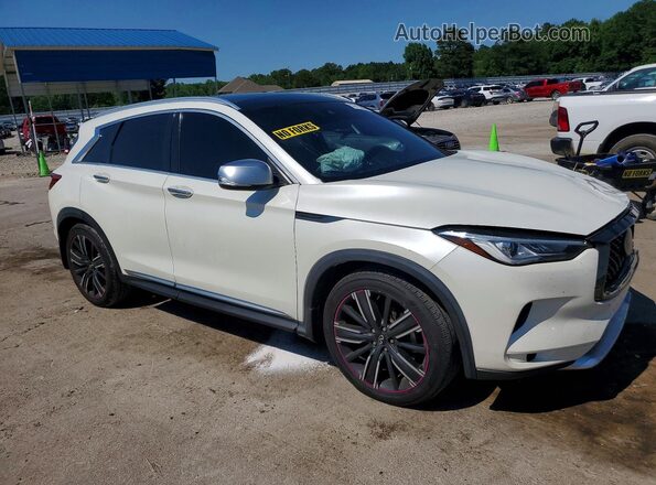 3PCAJ5BAXMF103373 2021 INFINITI QX50 White Delantero derecho