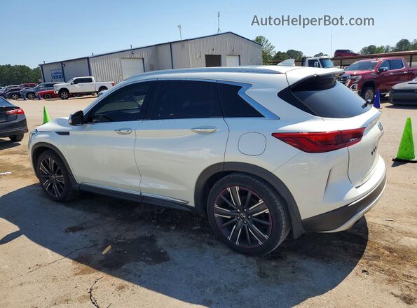 3PCAJ5BAXMF103373 2021 INFINITI QX50 White Trasero izquierdo