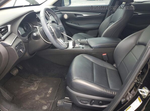 3PCAJ5BB1RF101804 2024 INFINITI QX50 Черный Вид салона спереди