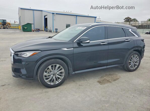 3PCAJ5BB1RF101804 2024 INFINITI QX50 Черный Передняя левая четверть