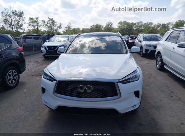 3PCAJ5BB5MF100132 2021 INFINITI QX50 Белый Вид щитка приборов