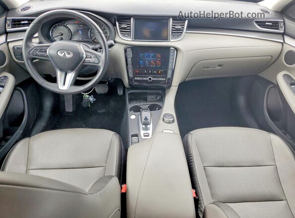 3PCAJ5BB7RF104853 2024 INFINITI QX50 Silver Widok deski rozdzielczej