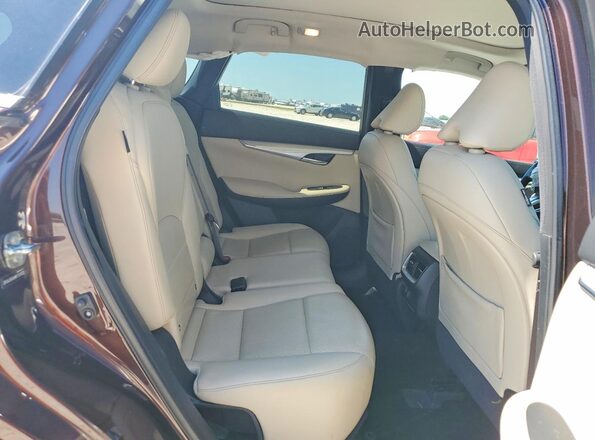 3PCAJ5CA6MF107032 2021 INFINITI QX50 Коричневый Вид задних сидений