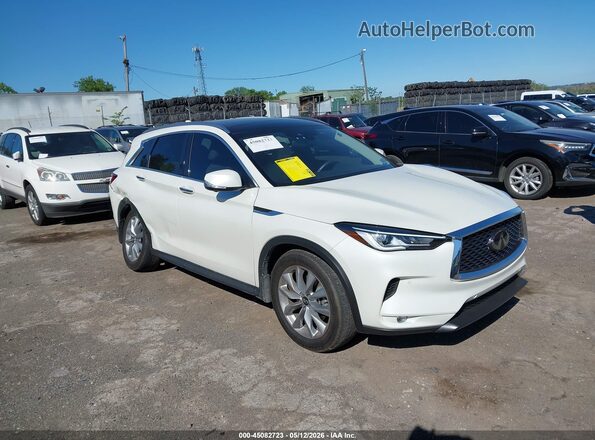 3PCAJ5CB7NF119703 2022 INFINITI QX50 White წინა მარჯვენა