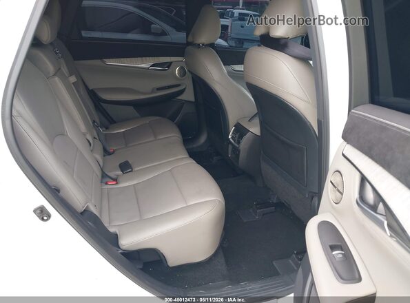 3PCAJ5EB1RF111227 2024 INFINITI QX50 White Widok naklejki z numerem VIN