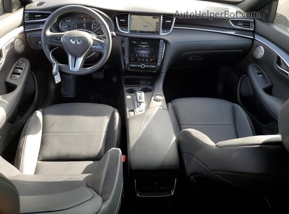 3PCAJ5FB4RF114945 2024 INFINITI QX50 Black Widok deski rozdzielczej