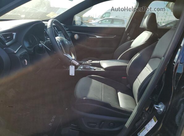 3PCAJ5FB4RF114945 2024 INFINITI QX50 Black Widok wnętrza z przodu