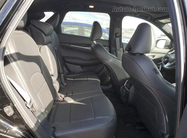 3PCAJ5FB4RF114945 2024 INFINITI QX50 Black Widok tylnych siedzeń