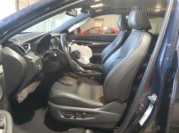 3PCAJ5J39NF100629 2022 INFINITI QX55 Blue Widok wnętrza z przodu