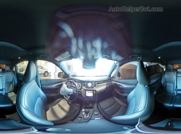 3PCAJ5J39NF100629 2022 INFINITI QX55 Blue Widok wnętrza 360 stopni