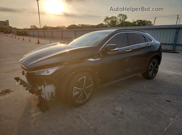 3PCAJ5JR0RF107561 2024 INFINITI QX55 Black Vista tres cuartos delantera izquierda