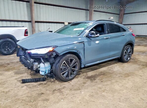 3PCAJ5JR4PF105518 2023 INFINITI QX55 Синий Передняя левая четверть