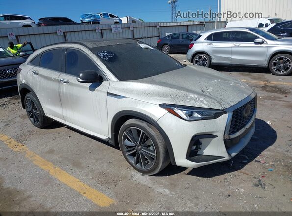 3PCAJ5JR6PF101647 2023 INFINITI QX55 White წინა მარჯვენა