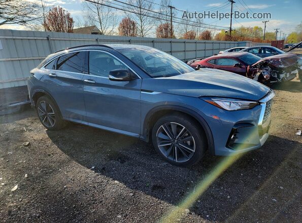 3PCAJ5JR8SF103098 2025 INFINITI QX55 Blue Przód prawy