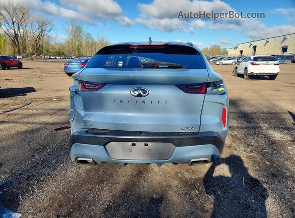 3PCAJ5JR8SF103098 2025 INFINITI QX55 Blue Widok z tyłu