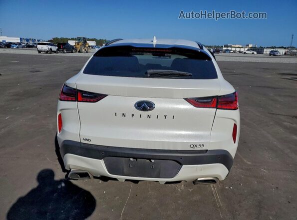3PCAJ5JR9SF100792 2025 INFINITI QX55 White Widok z tyłu