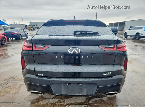 3PCAJ5K39NF100581 2022 INFINITI QX55 Черный Вид сзади