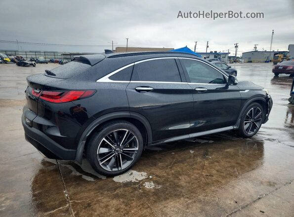 3PCAJ5K39NF100581 2022 INFINITI QX55 Черный Задняя правая четверть