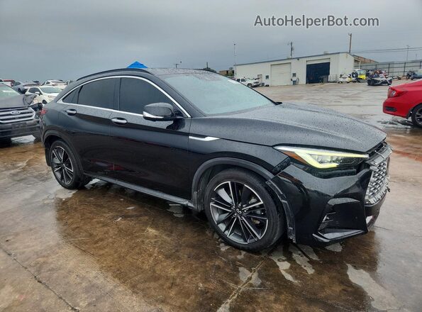 3PCAJ5K39NF100581 2022 INFINITI QX55 Черный Передняя правая четверть