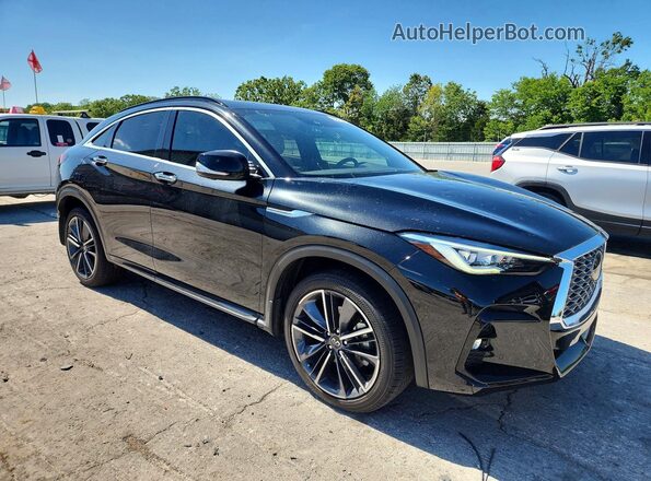 3PCAJ5LR1PF114903 2023 INFINITI QX55 Black Przód prawy