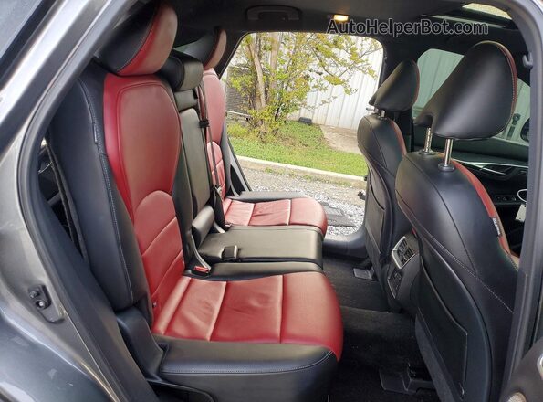3PCAJ5LR1RF101328 2024 INFINITI QX55 Gray Widok tylnych siedzeń