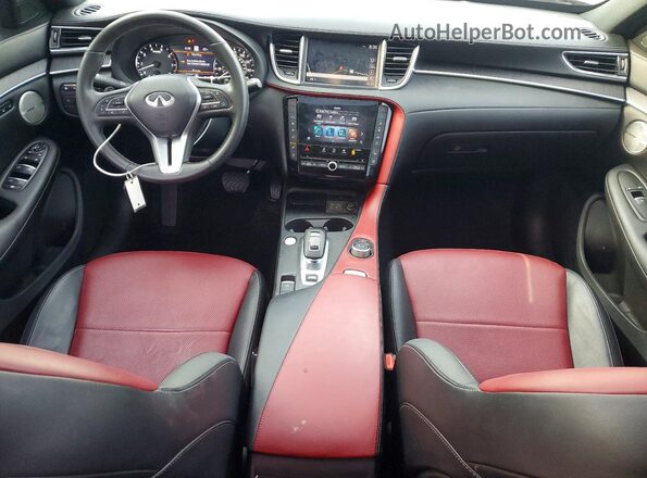 3PCAJ5LR1RF101328 2024 INFINITI QX55 Gray Widok deski rozdzielczej