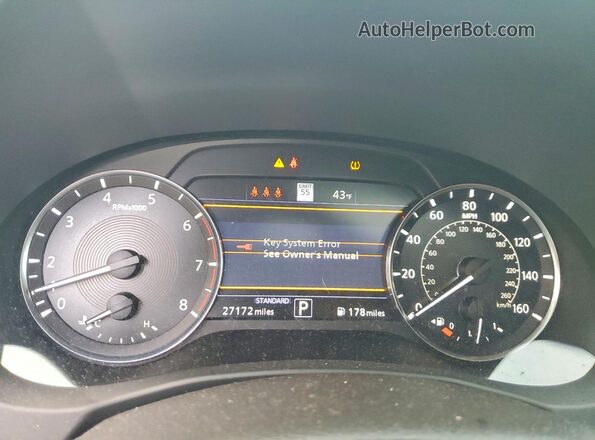 3PCAJ5LR1RF101328 2024 INFINITI QX55 Gray Widok zestawu wskaźników
