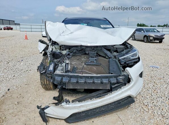 3PCAJ5M10KF100900 2019 INFINITI QX50 White Դիմացի տեսք