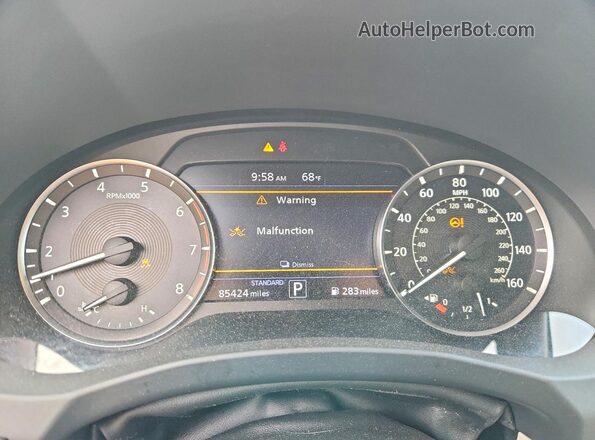 3PCAJ5M10KF120273 2019 INFINITI QX50 Белый Вид щитка приборов