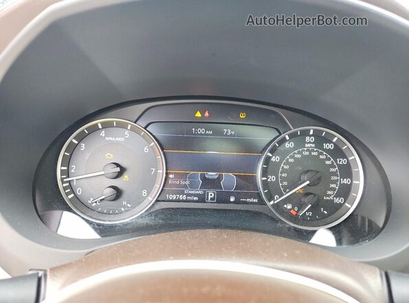 3PCAJ5M10KF145240 2019 INFINITI QX50 Синий Вид щитка приборов