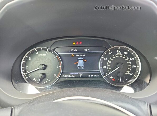 3PCAJ5M10LF101210 2020 INFINITI QX50 Серый Вид щитка приборов