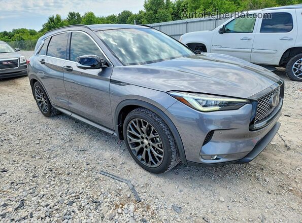 3PCAJ5M10LF101210 2020 INFINITI QX50 Серый Передняя правая четверть
