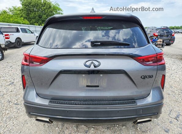 3PCAJ5M10LF101210 2020 INFINITI QX50 Серый Вид сзади