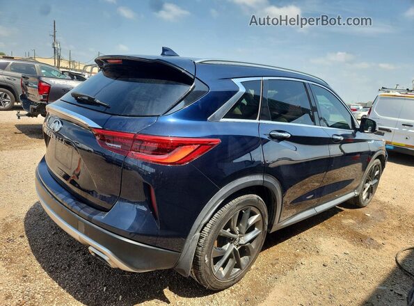 3PCAJ5M12KF109940 2019 INFINITI QX50 Blue უკანა მარჯვენა