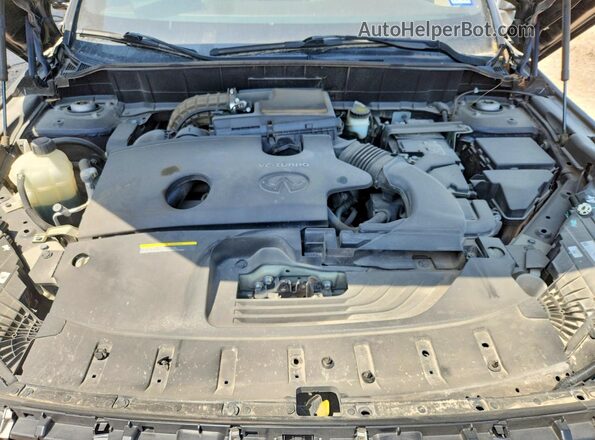 3PCAJ5M12KF109940 2019 INFINITI QX50 Blue ძრავის განყოფილების ხედი