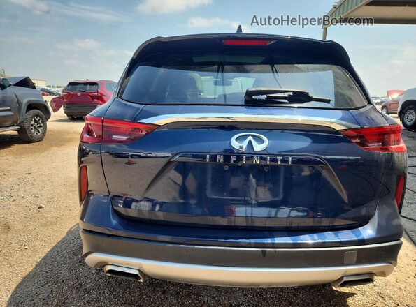 3PCAJ5M12KF109940 2019 INFINITI QX50 Blue უკანა ხედი