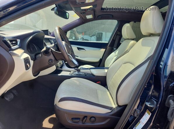 3PCAJ5M12KF109940 2019 INFINITI QX50 Blue წინა სალონის ხედი