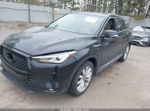 3PCAJ5M12KF122879 2019 INFINITI QX50 Black Przód lewy