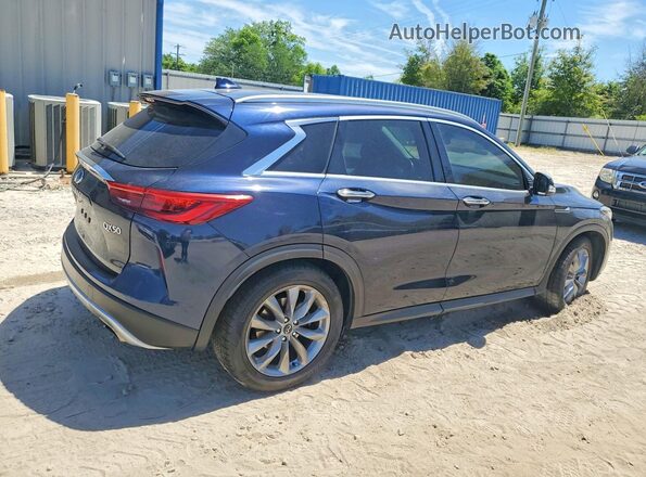 3PCAJ5M12KF135857 2019 INFINITI QX50 Синий Задняя правая четверть