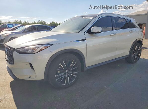 3PCAJ5M14KF113987 2019 INFINITI QX50 White Առջևի ձախ երեք քառորդ տեսարան