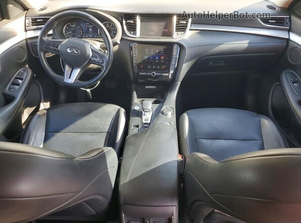3PCAJ5M14KF113987 2019 INFINITI QX50 White Առջևի վահանակի տեսք