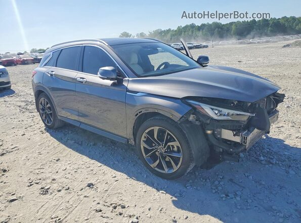 3PCAJ5M14KF138002 2019 INFINITI QX50 Серый Передняя правая четверть