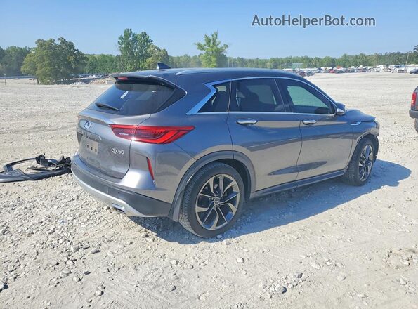 3PCAJ5M14KF138002 2019 INFINITI QX50 Серый Задняя правая четверть
