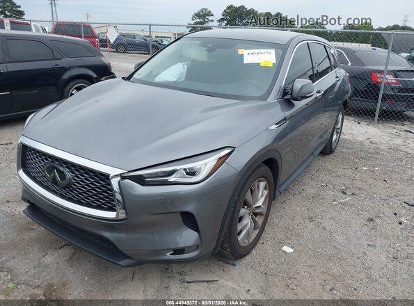 3PCAJ5M15LF100442 2020 INFINITI QX50 Серый Передняя левая четверть